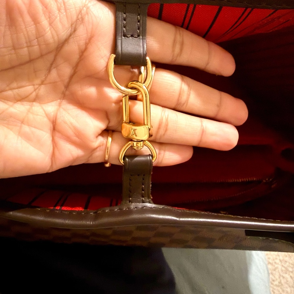 Louis Vuitton Neverfull GM in Brown Checkered Pattern - Picture 10 of 10